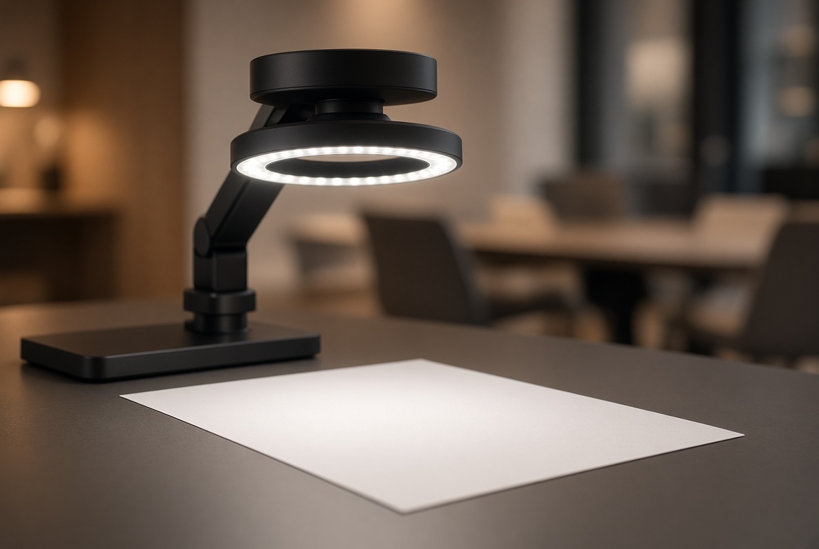 ITA-DOC13R — visualizer with a ring LED light